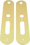  Back Plate 110mm Wide Polished Brass