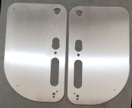  Backplate For Slim XS4 180mm Stainless Steel
