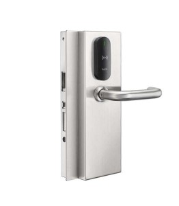 SALTO XS4 Mifare BLE DIN Glass Door Handleset SSS Left Hand