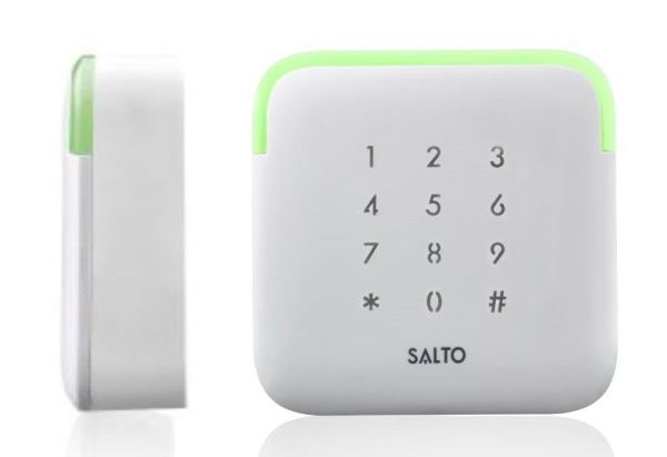 Square Keypad Salto Design Xs Prox Reader Square White W. Keypad